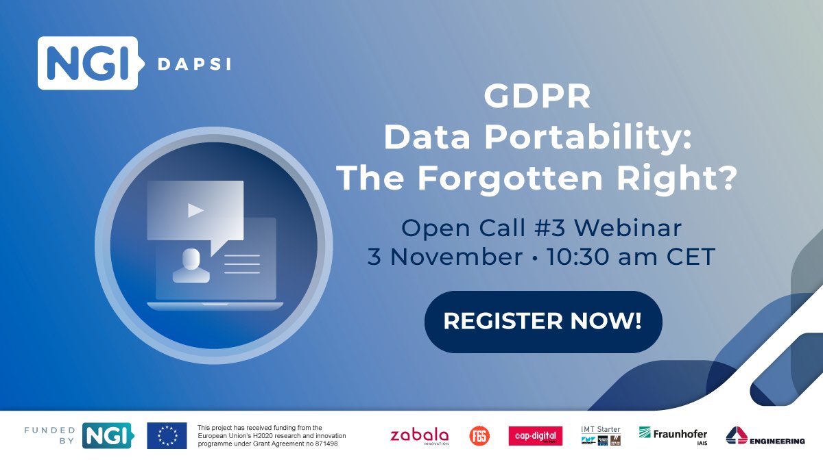 GDPR Data Portability: The Forgotten Right? (DAPSI TALK)