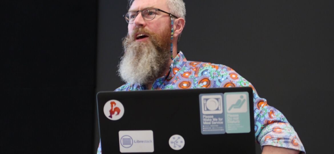 Brett Sheffield, the founder of Librecast